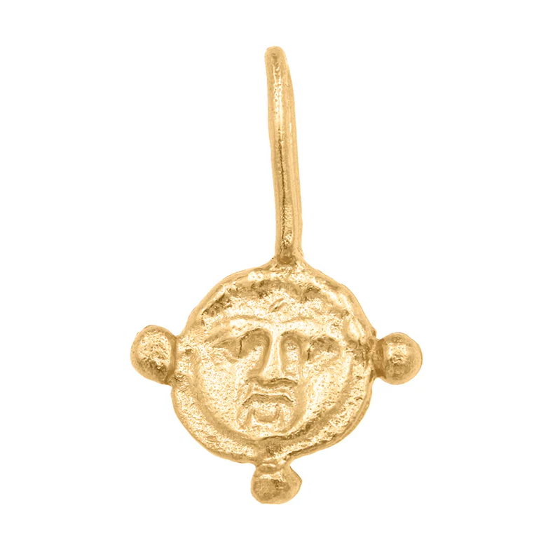 Gorgoneion Amulet Pendant 18K Gold Plated